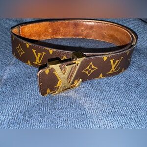 Louis Vuitton monogram belt